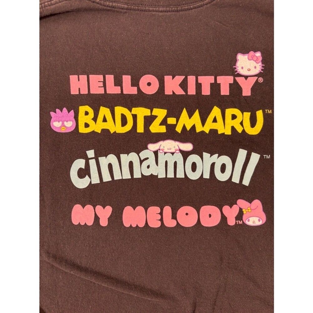Sanrio Hello Kitty Men's T-Shirt - Black, Size L